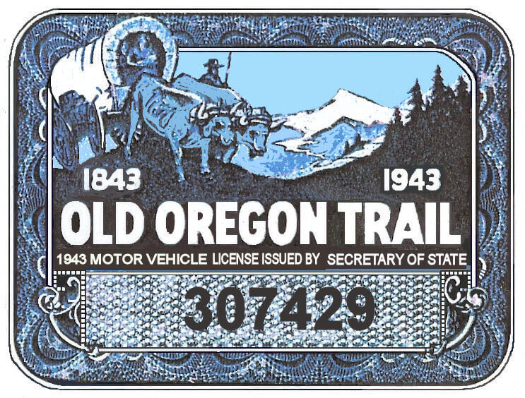 Modal Additional Images for 1943 Oregon Registration Sticker